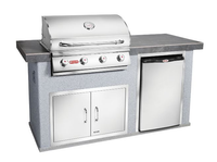 Bull BBQ Power Q Outdoor Island Kitchen & Grill