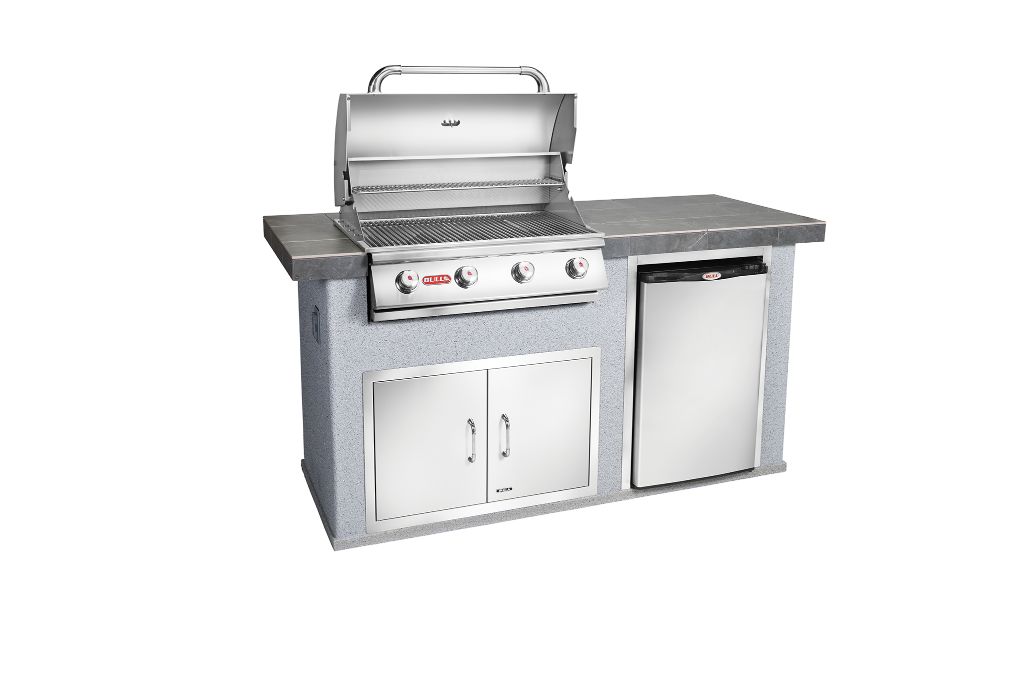 Bull BBQ Power Q Outdoor Island Kitchen & Grill