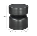 Zuo Modern Busan Side Table Black