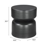 Zuo Modern Busan Side Table Black