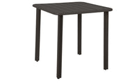 BFM Seating Vista 4-Leg Bar Height Table In Powder Coated Aluminum - Black Earth