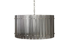 Sunpan Kore Chandelier Small / Large - Nickel / Smoke Grey