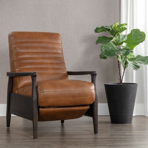 Sunpan Tariq Recliner - Tobacco Tan