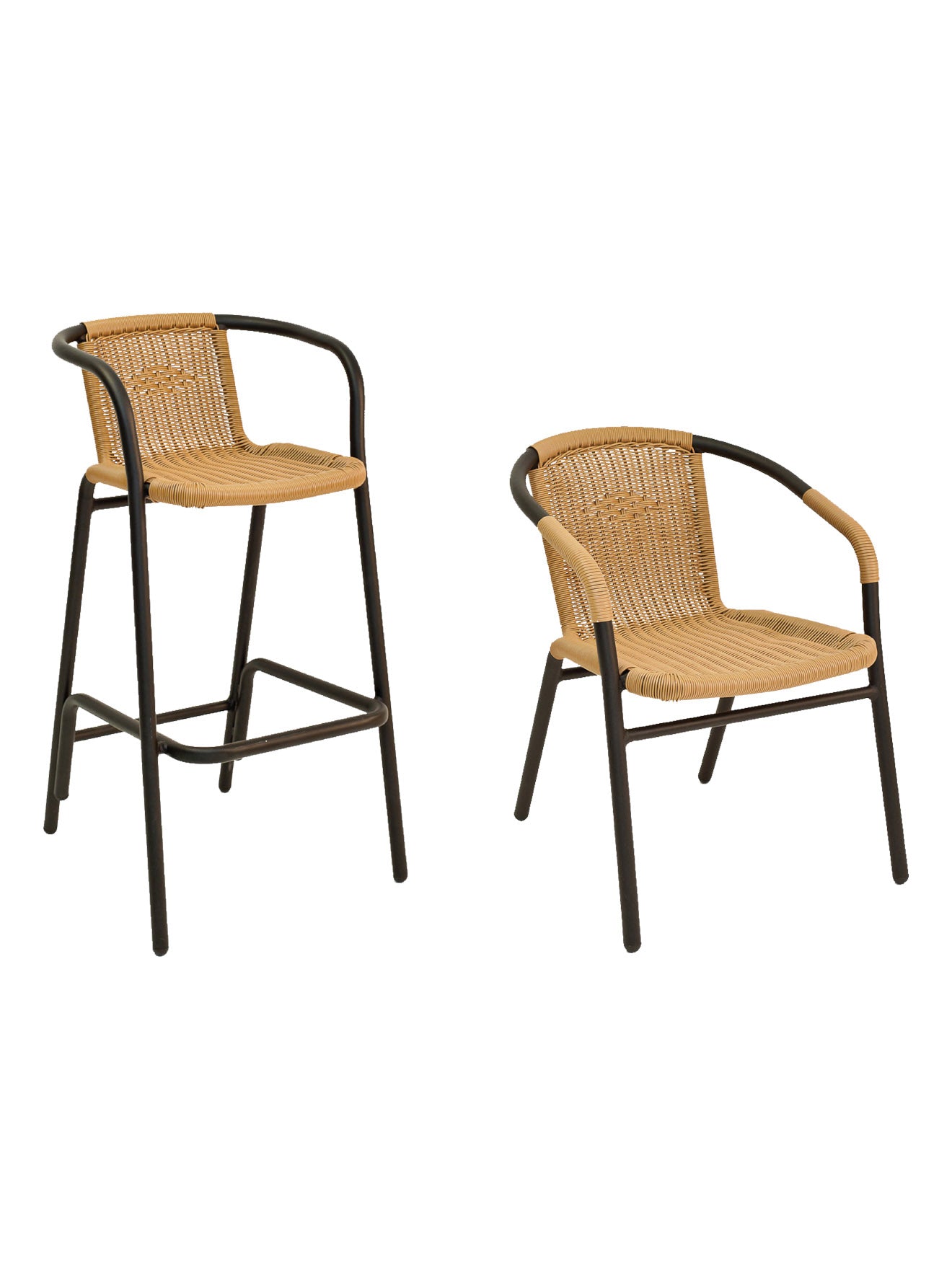 Florida Seating Anodized Or Powder  Aluminum Frame Barstool - BW-51