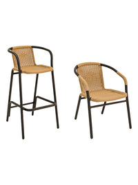 Florida Seating Anodized Or Powder  Aluminum Frame Barstool - BW-51