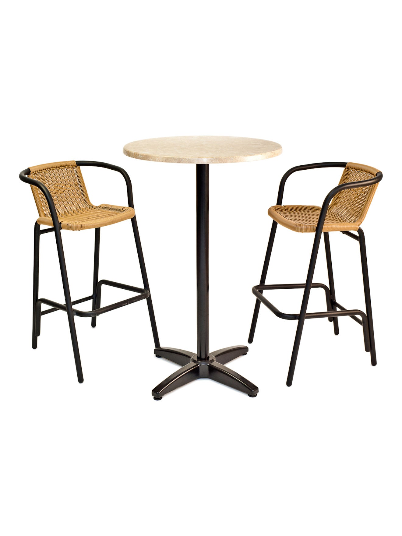 Florida Seating Anodized Or Powder  Aluminum Frame Barstool - BW-51