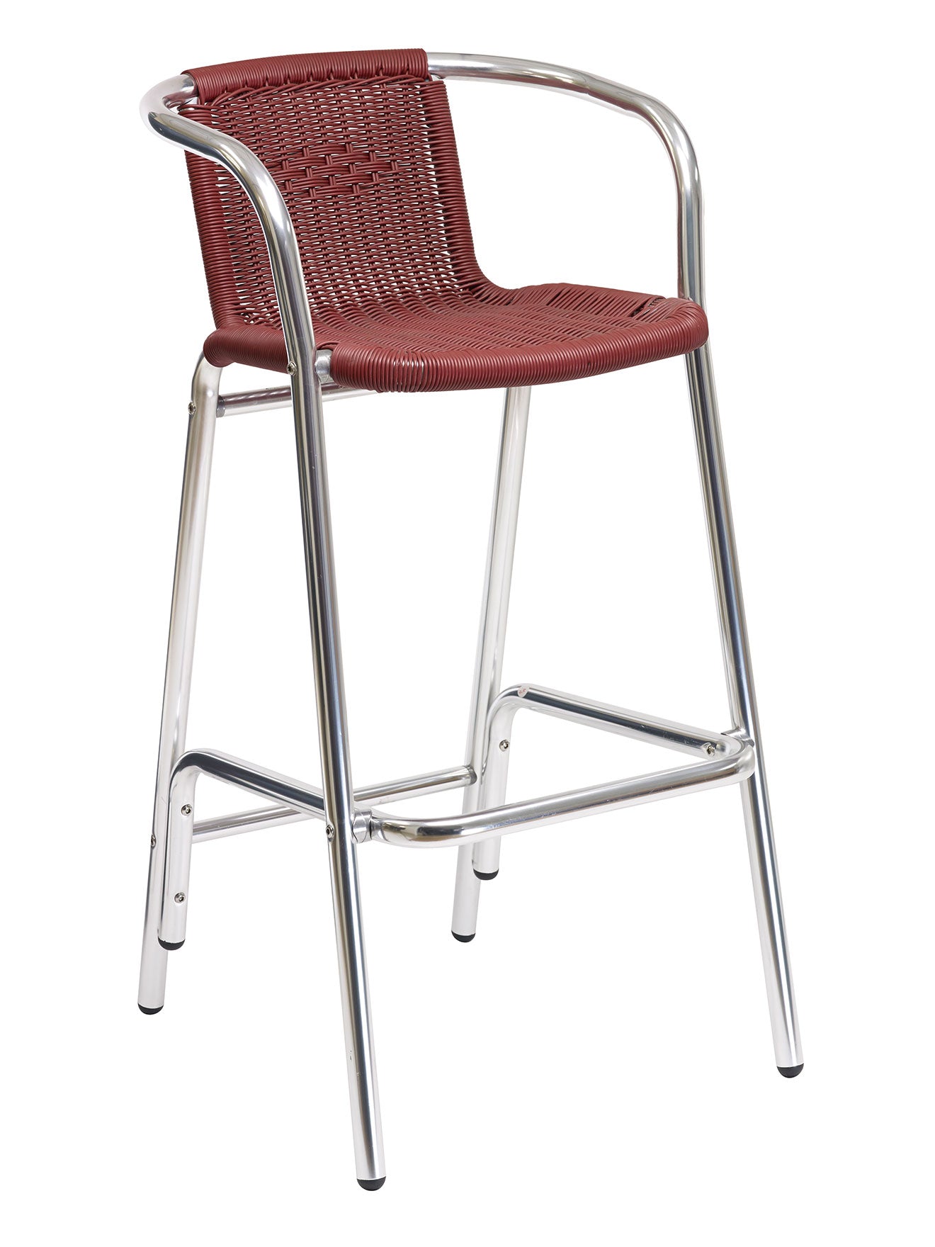 Florida Seating Anodized Or Powder  Aluminum Frame Barstool - BW-51