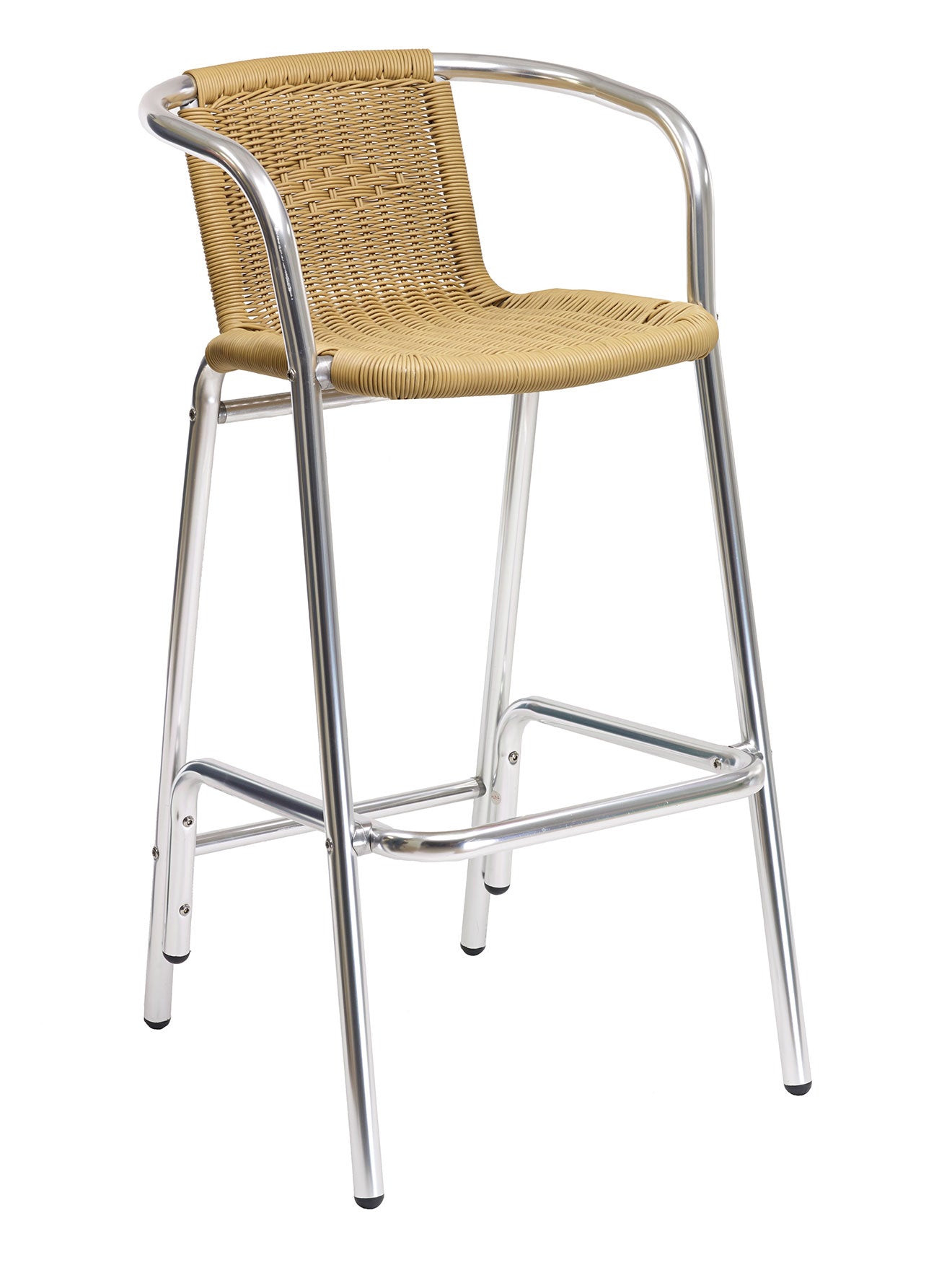 Florida Seating Anodized Or Powder  Aluminum Frame Barstool - BW-51