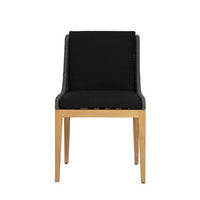 Sunpan Sorrento Dining Chair Palazzo Taupe / Regency Black