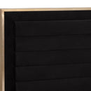 Sunpan Mabel Bed King in Abbington Charred Brown / Antonio Porcelain