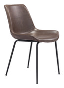 Zuo Modern Byron Dining Chair in Brown/Gray