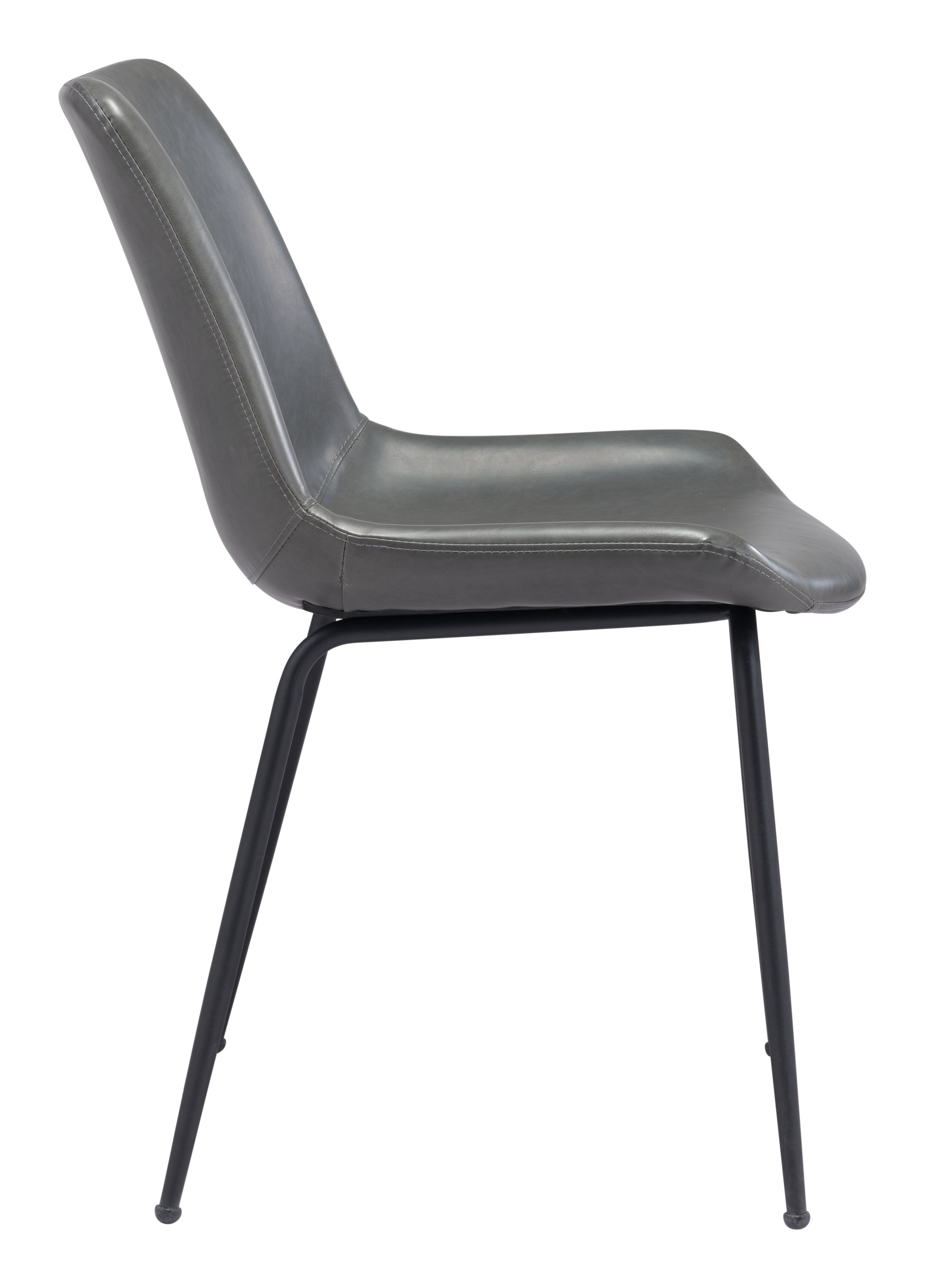 Zuo Modern Byron Dining Chair in Brown/Gray