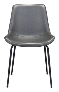 Zuo Modern Byron Dining Chair in Brown/Gray