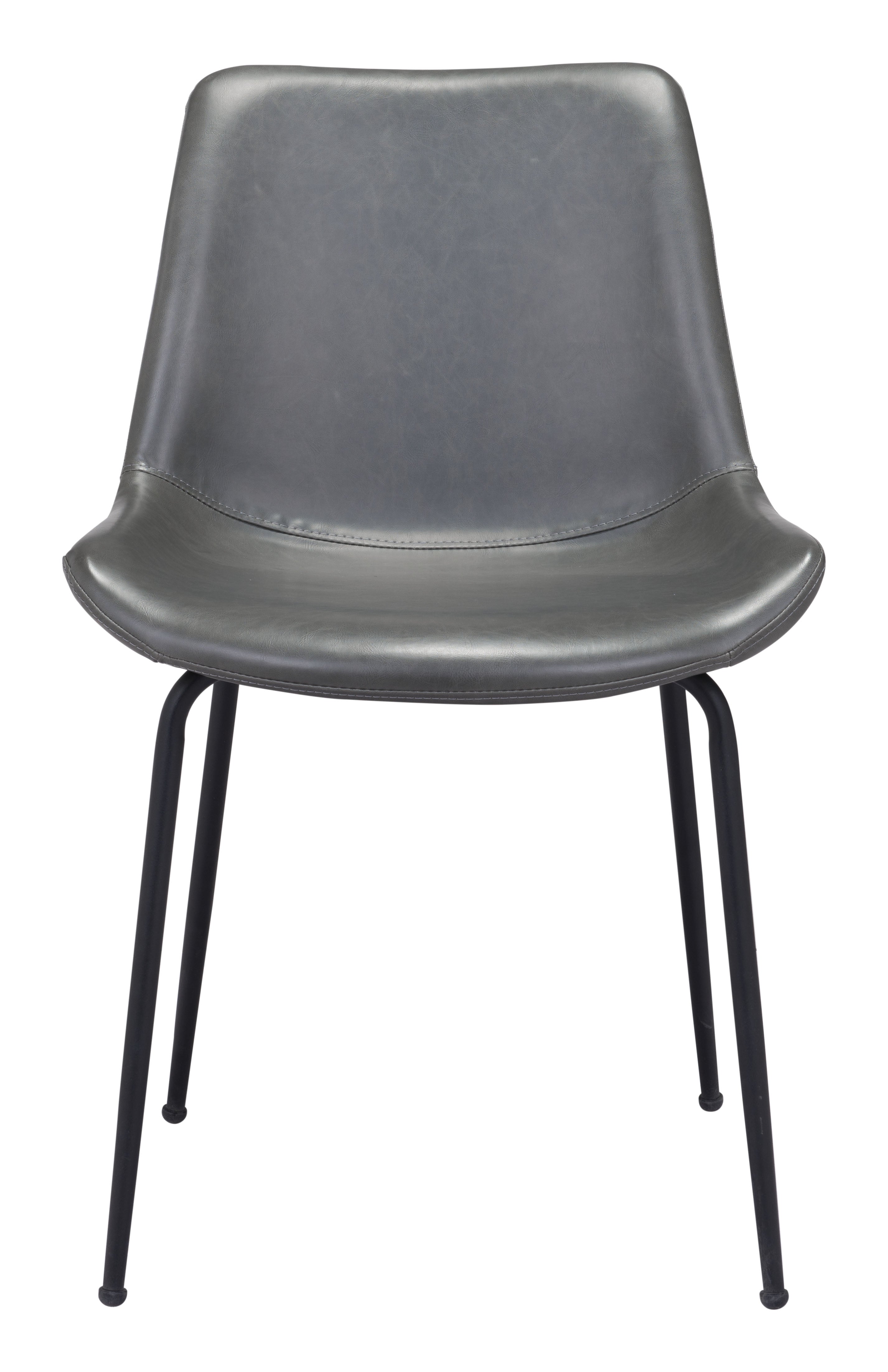Zuo Modern Byron Dining Chair in Brown/Gray