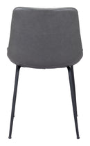 Zuo Modern Byron Dining Chair in Brown/Gray