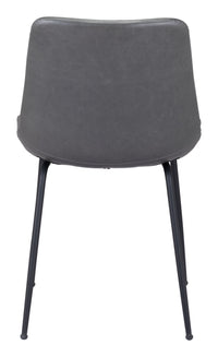 Zuo Modern Byron Dining Chair in Brown/Gray