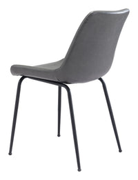 Zuo Modern Byron Dining Chair in Brown/Gray