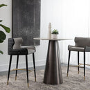 Sunpan Gianni Barstool - Dillon Cream-Dillon Thunder / Dillon Stratus-Dillon Black