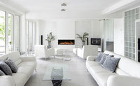Amantii 50" Unit - 10 5/8" In Depth 3 Sided Glass Fireplace