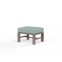 Sunset West Laguna Aluminum Ottoman with Cushion