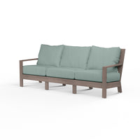 Sunset West Laguna Aluminum Sofa with Cushion