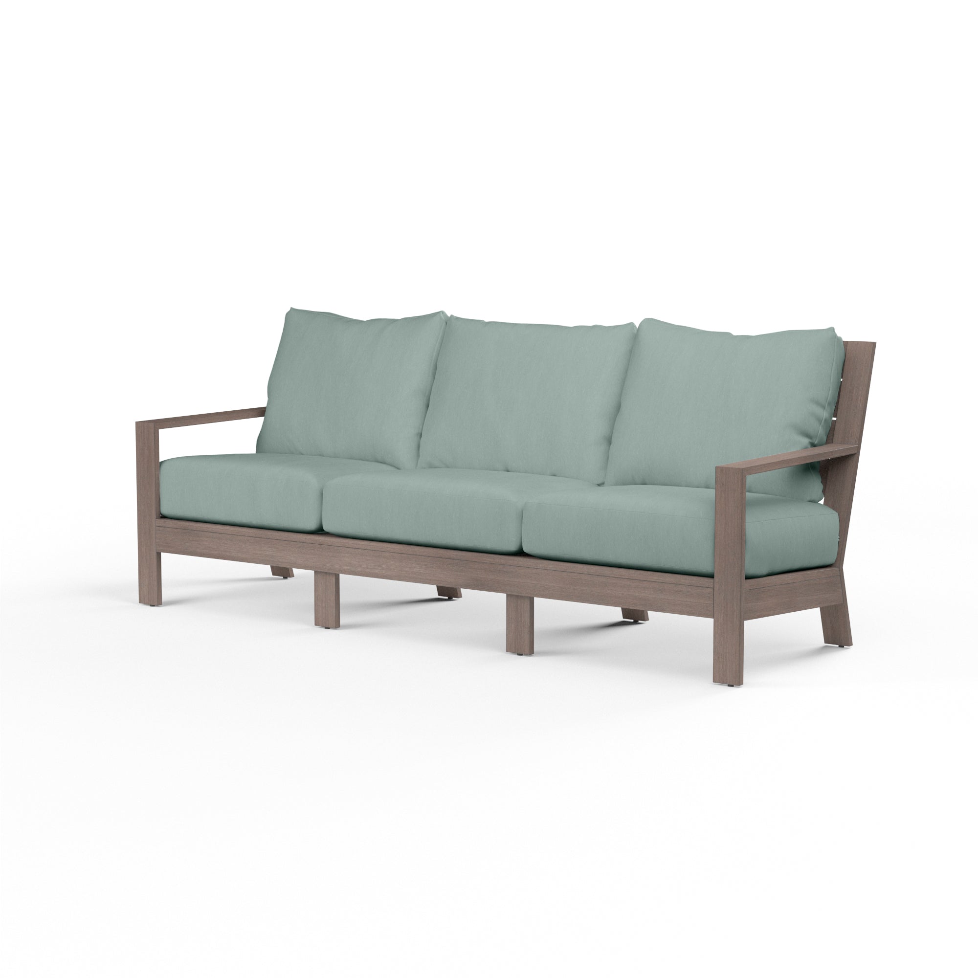 Sunset West Laguna Aluminum Sofa with Cushion