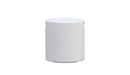 Azzurro Living Cabo Tank Cover Side Table With White Rock Concrete Frame And White Rock Concrete