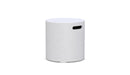 Azzurro Living Cabo Tank Cover Side Table With White Rock Concrete Frame And White Rock Concrete