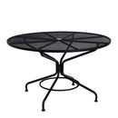 Woodard Café Series Textured Black Contract+ 48" Round Mesh Top Umbrella Table