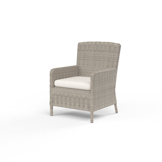 Sunset West Manhattan Wicker Dining Chair with Cushion