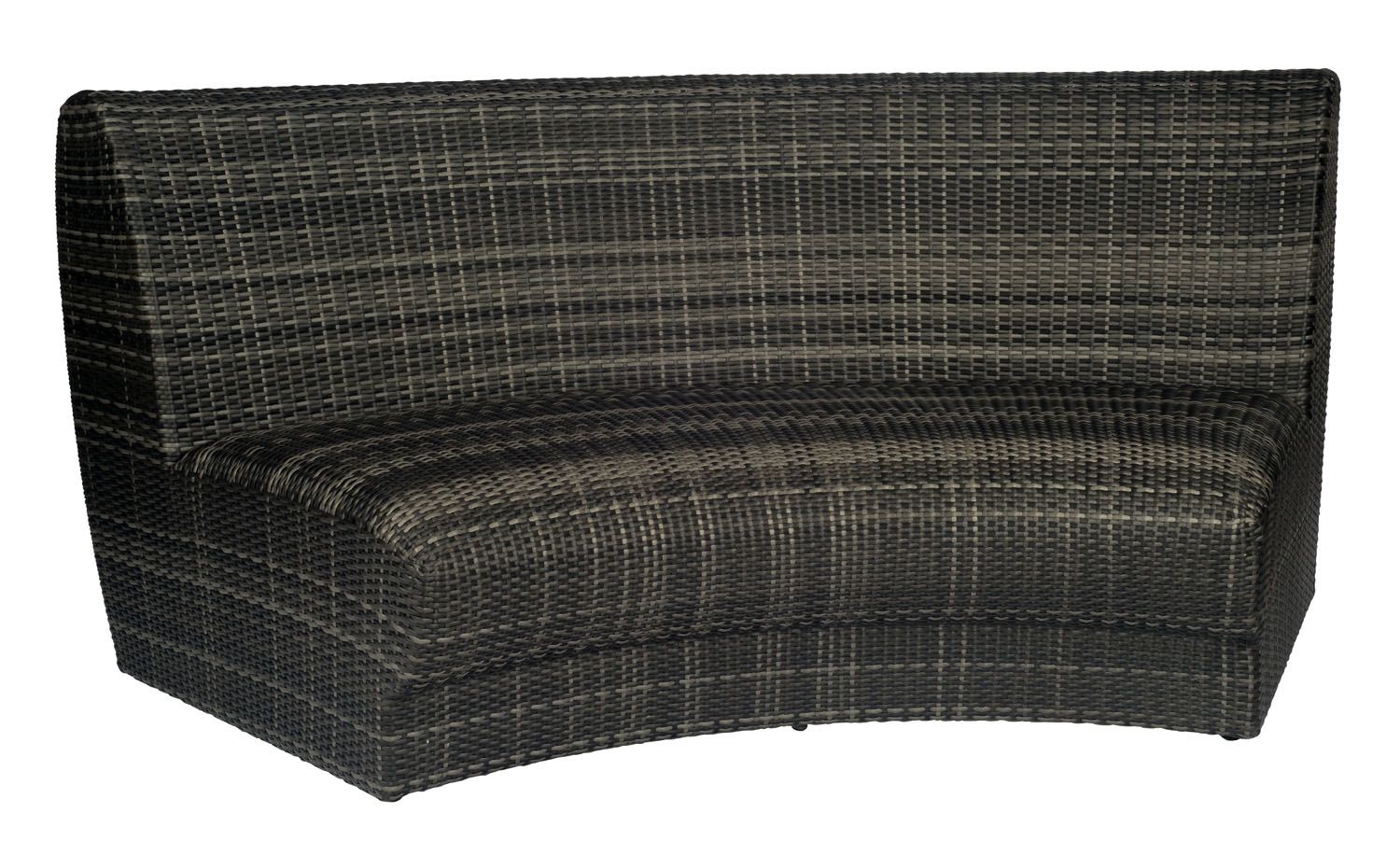 Woodard Genie Curved Armless Sofa