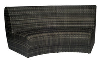 Woodard Genie Curved Armless Sofa