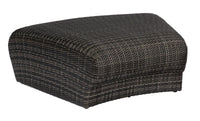 Woodard Genie Curved Backless Bench/Ottoman