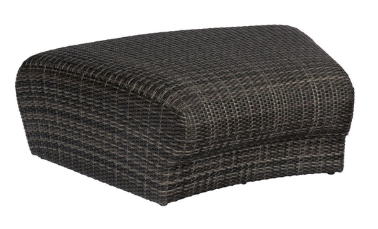 Woodard Genie Curved Backless Bench/Ottoman