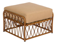 Woodard Cane Ottoman