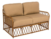 Woodard Cane Love Seat