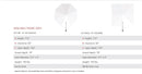 BFM Seating 13' Octagonal Cantilever Umbrella - 9 oz Marine Grade Acrylic
