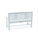 Anderson Teak Sakura 2-Seater Teak Bench In White Finish