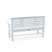 Anderson Teak Sakura 2-Seater Teak Bench In White Finish