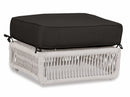 Sunset West Dana Rope Ottoman with Cushion