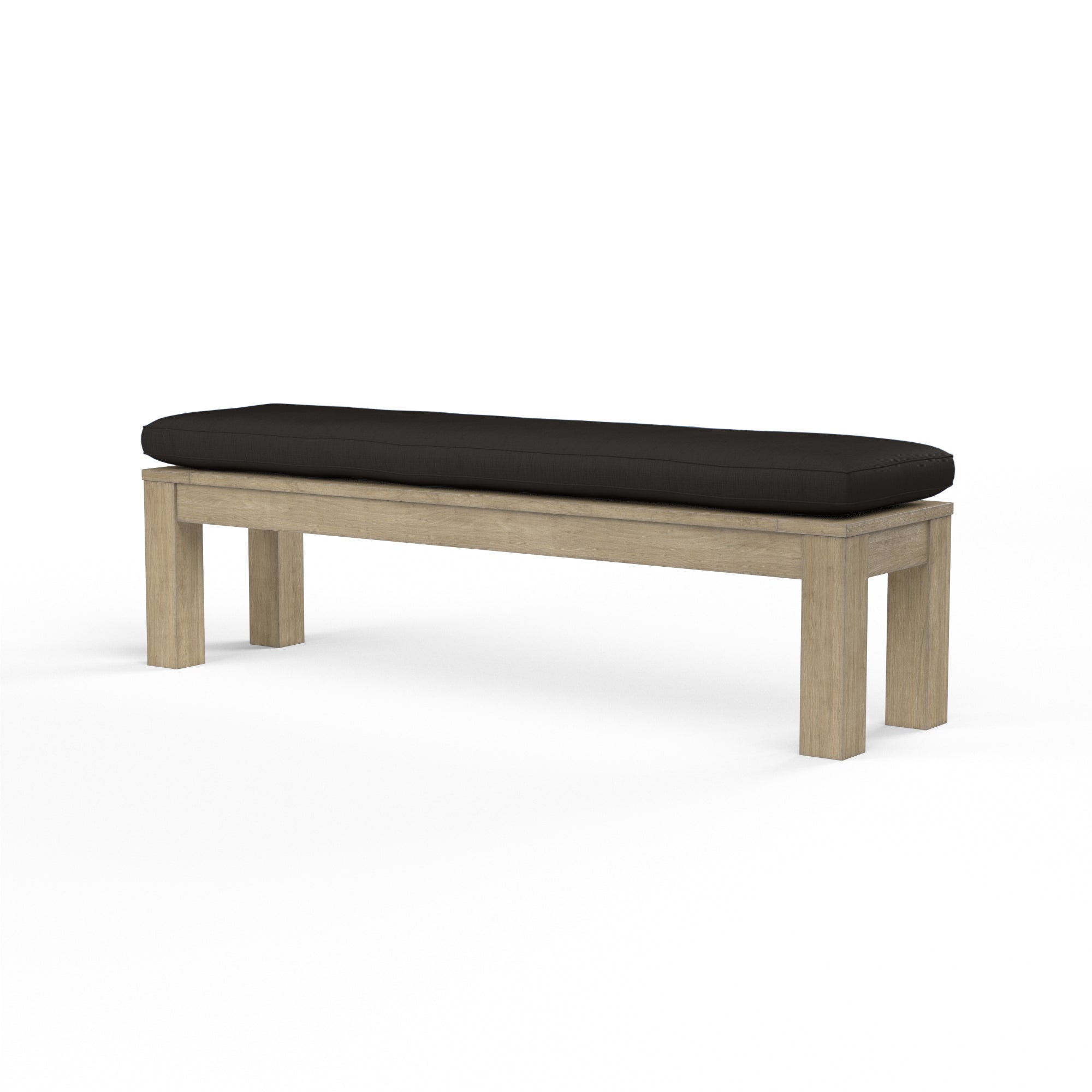 Sunset West Dining Bench in Coastal Teak