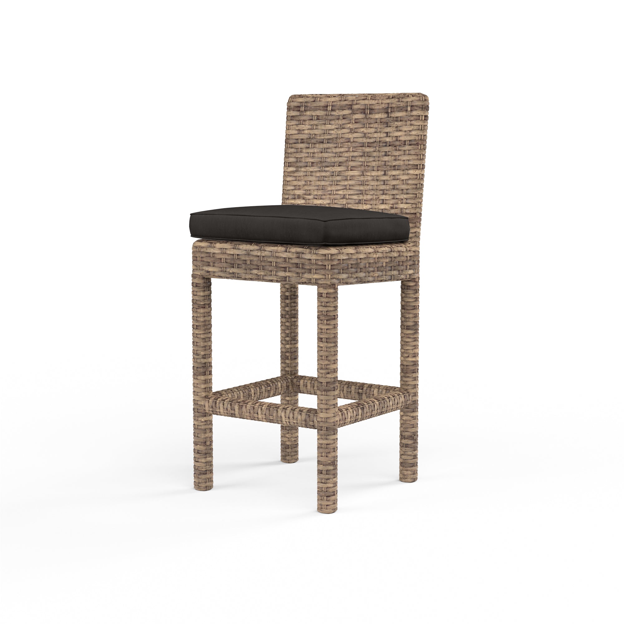 Sunset West Havana Counter Stool in Canvas with Self Welt