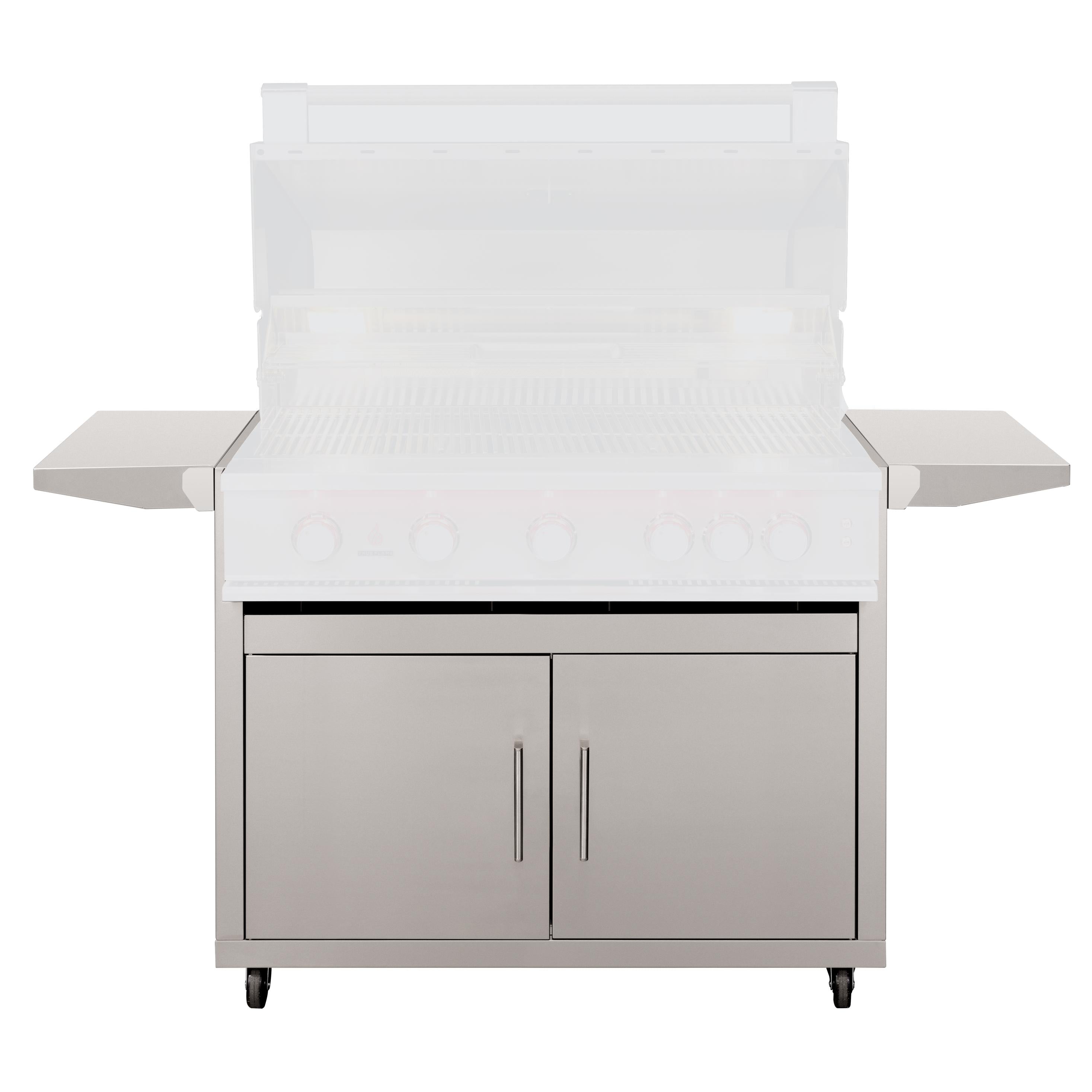 TrueFlame Deluxe Cart With Fold-Down Side Shelves - KD (Fits TF40/TFE40)