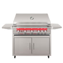 TrueFlame Deluxe Cart With Fold-Down Side Shelves - KD (Fits TF40/TFE40)