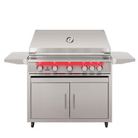 TrueFlame Deluxe Cart With Fold-Down Side Shelves - KD (Fits TF40/TFE40)