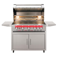 TrueFlame Deluxe Cart With Fold-Down Side Shelves - KD (Fits TF40/TFE40)