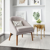 Zuo Modern Carter Accent Chair in Gray