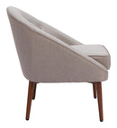 Zuo Modern Carter Accent Chair in Gray