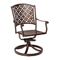 Woodard Casa Swivel Rocking Dining Armchair