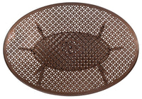 Woodard Casa Oval Dining Umbrella Table